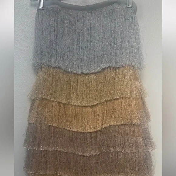 Milly Nuoir Metallic Fringe Minidress - Picture 2 of 10